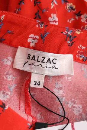 Jupe Balzac Rouge en Synthétique