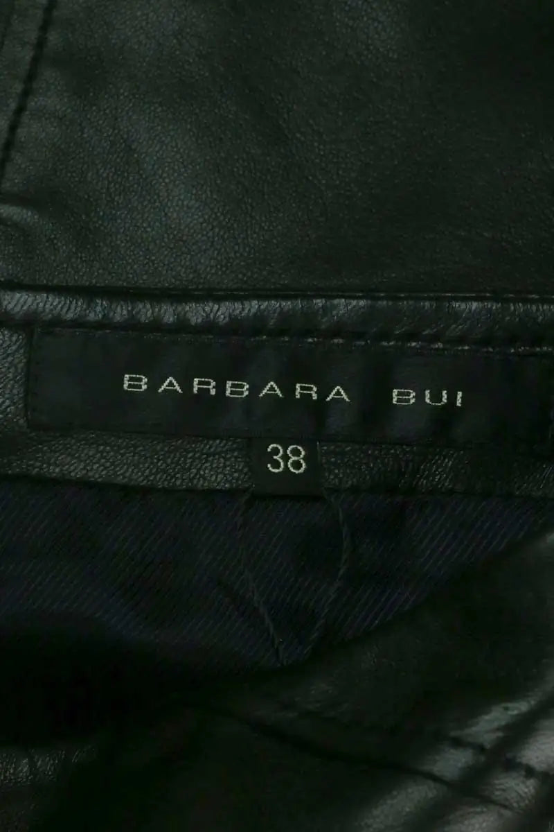 Jupe Barbara Bui Noir en Cuir