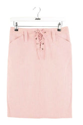 Jupe Barbara Bui Rouge en Coton, taille S - Seconde Main