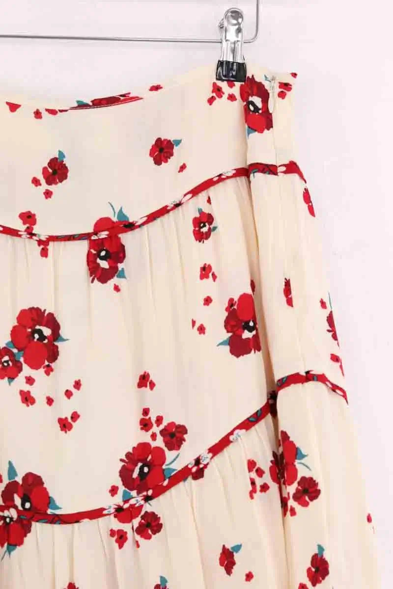 Jupe Ba&Sh Beige en Viscose