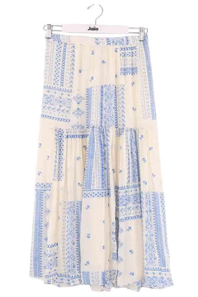 Jupe Ba&Sh Blanc en Viscose, taille S - Seconde Main