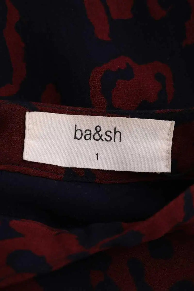 Jupe Ba&Sh Bordeaux en Viscose