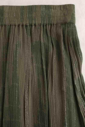 Jupe Bash Kaki en Viscose