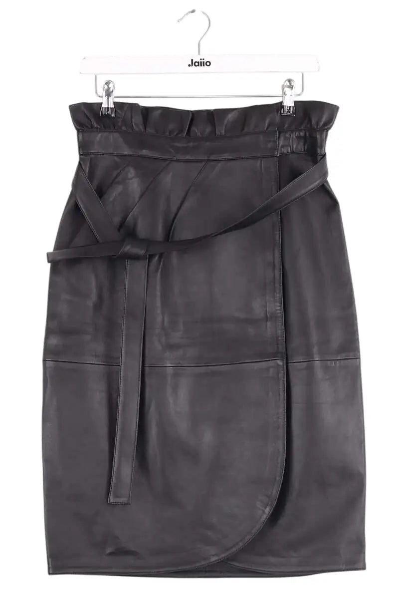 Jupe Ba&Sh Noir en Cuir, taille M - Seconde Main