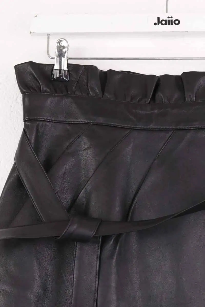 Jupe Ba&Sh Noir en Cuir