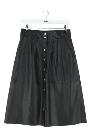 Jupe Ba&Sh Noir en Cuir, taille M - Seconde Main