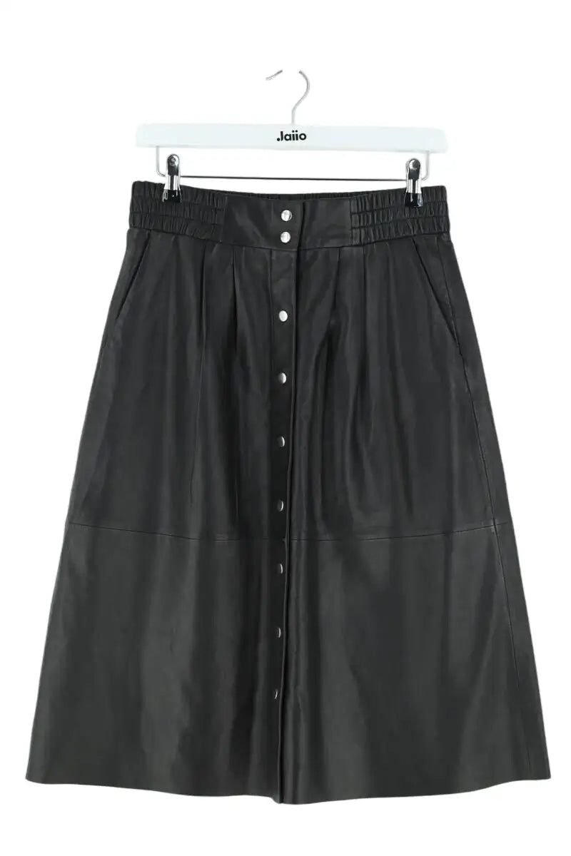 Jupe Ba&Sh Noir en Cuir, taille M - Seconde Main