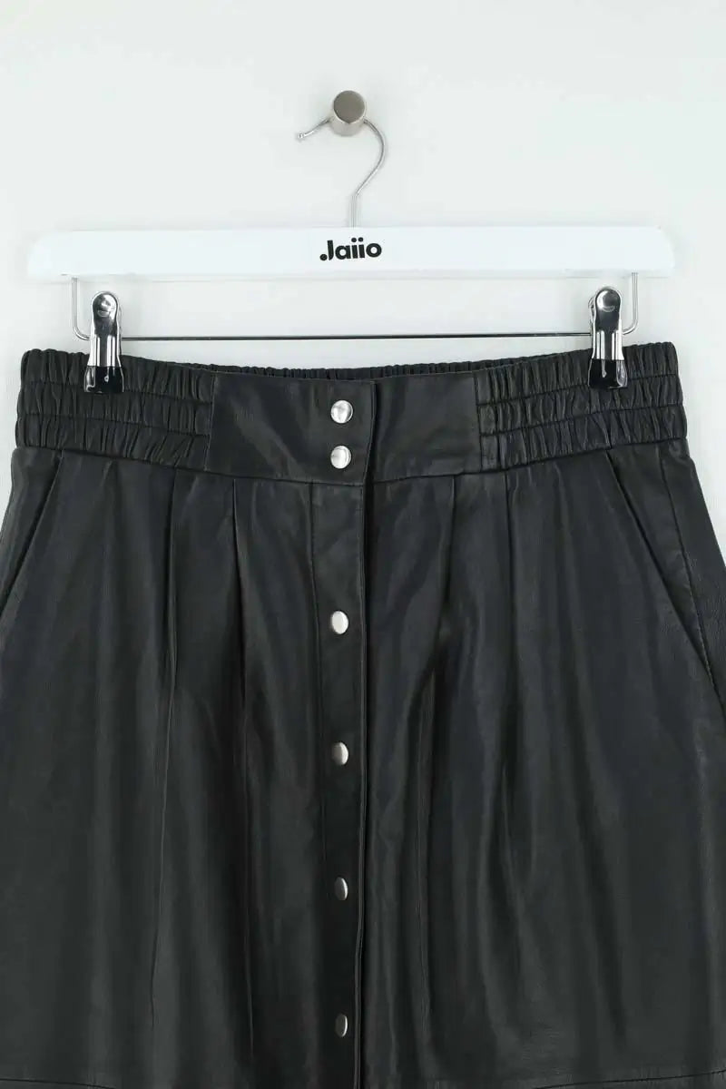 Jupe Ba&Sh Noir en Cuir