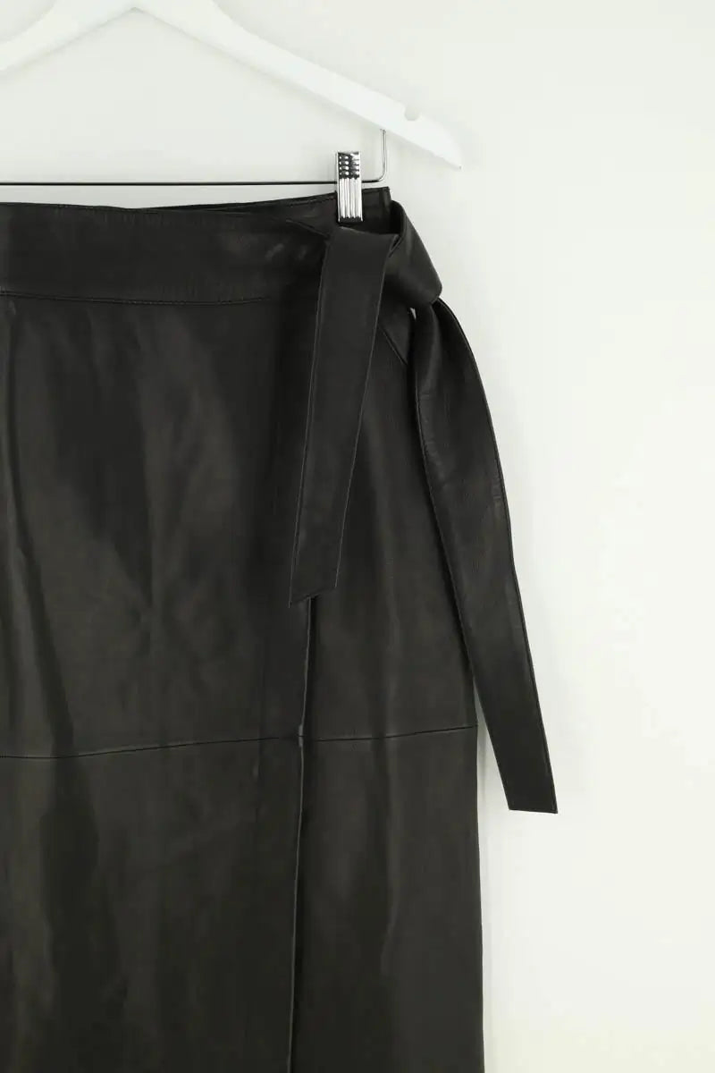 Jupe Bash Noir en Cuir