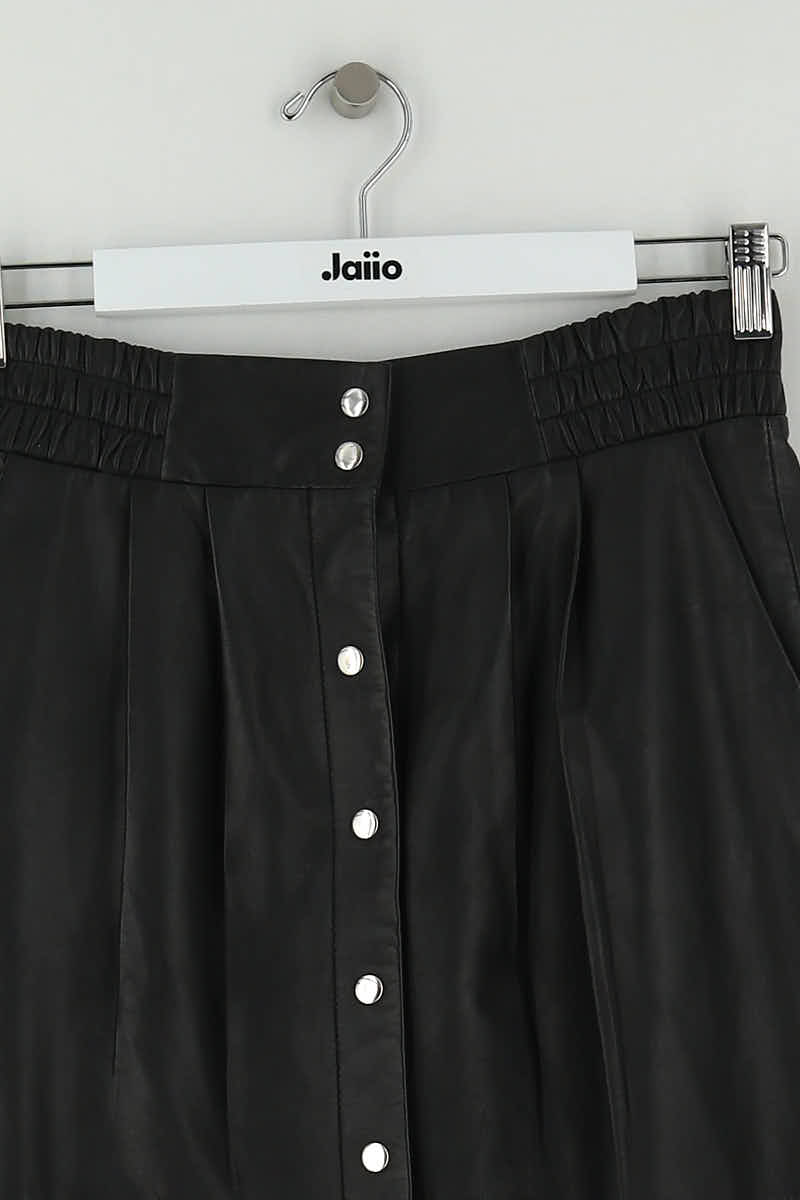 Jupe Bash Noir en Cuir