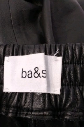 Jupe Bash Noir en Cuir