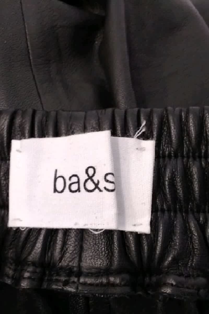 Jupe Bash Noir en Cuir