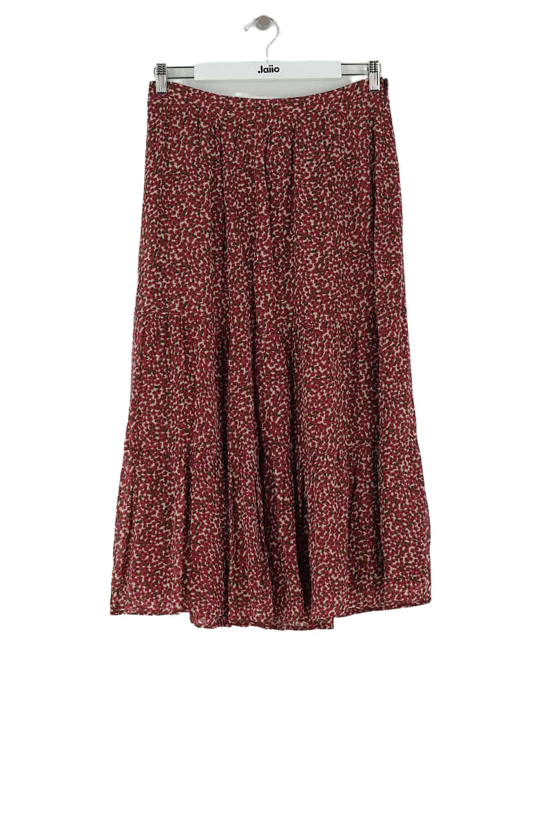 Jupe Bash Rouge en Viscose, taille L - Seconde Main