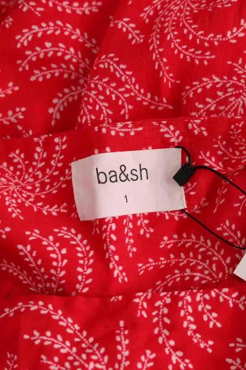 Jupe Ba&Sh Rouge en Viscose