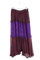 Jupe Ba&Sh Violet en Viscose, taille S - Seconde Main