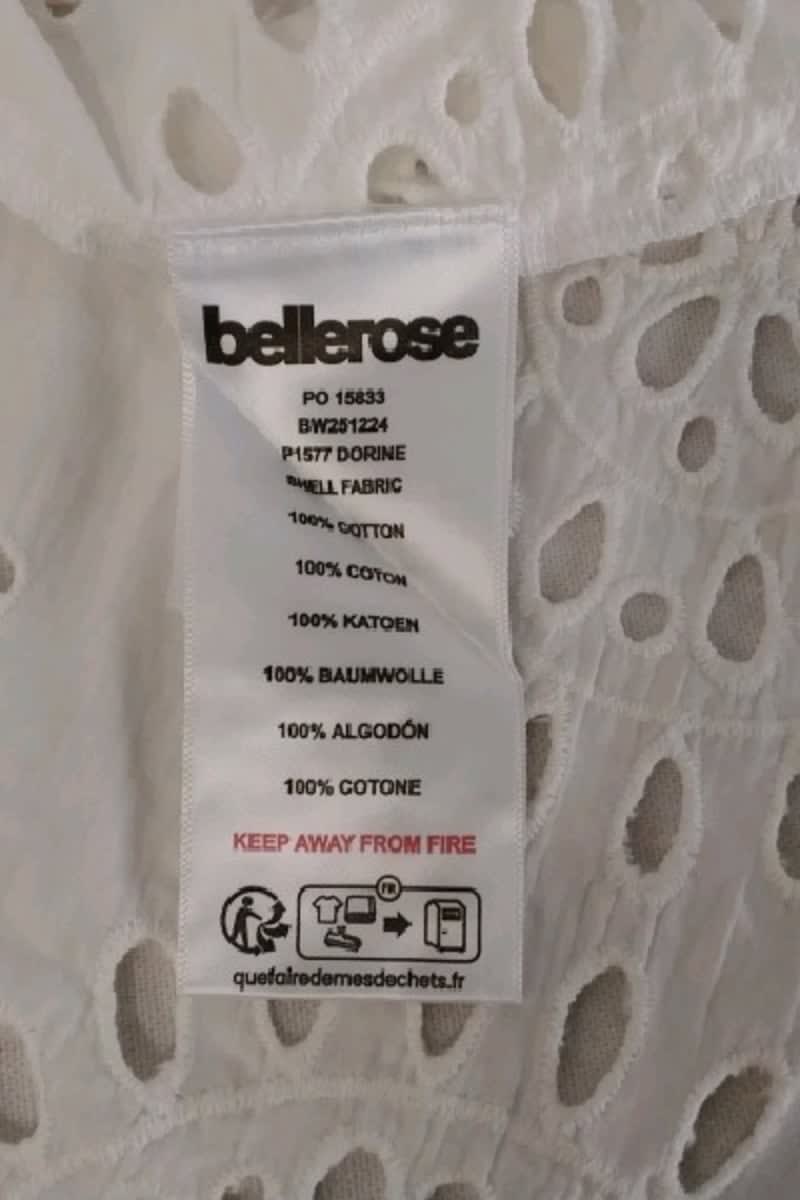 Jupe Bellerose Blanc en Coton