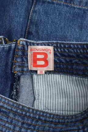 Jupe Bensimon Bleu en Coton