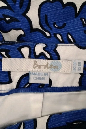 Jupe Boden Bleu en Coton