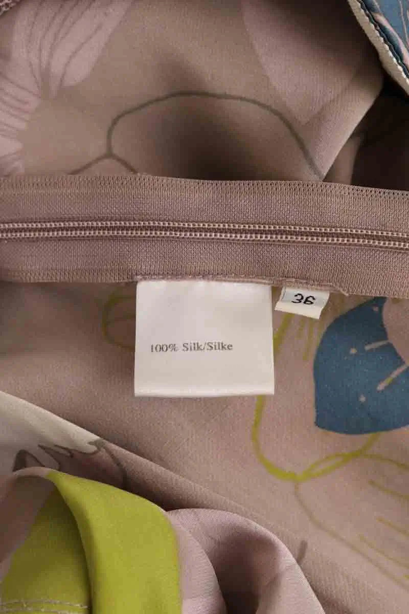 Jupe Bruuns Bazaar Beige en Soie