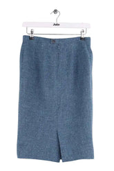 Jupe Burberry Bleu en Laine, taille L - Seconde Main