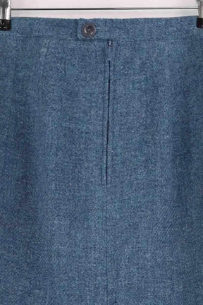 Jupe Burberry Bleu en Laine