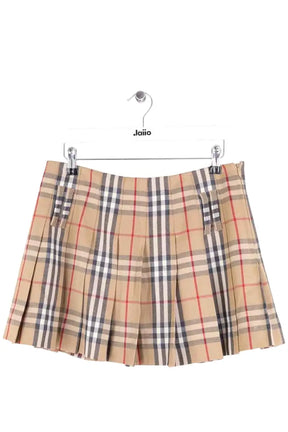Jupe Burberry Camel en Laine, taille S - Seconde Main