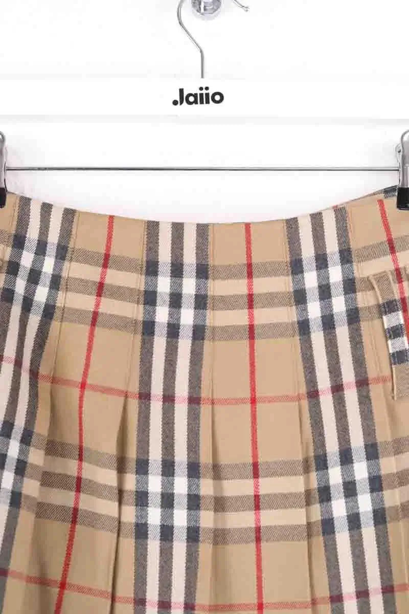 Jupe Burberry Camel en Laine