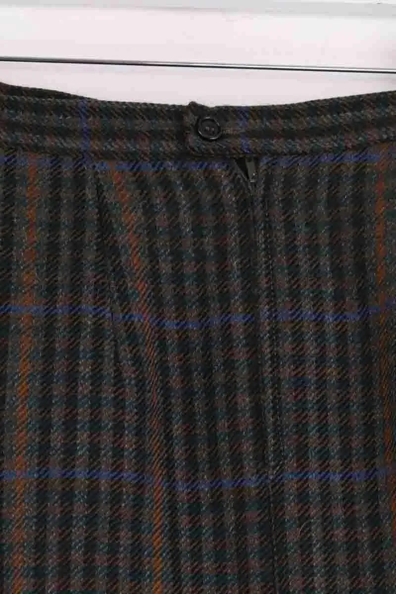 Jupe Burberry Vert en Laine