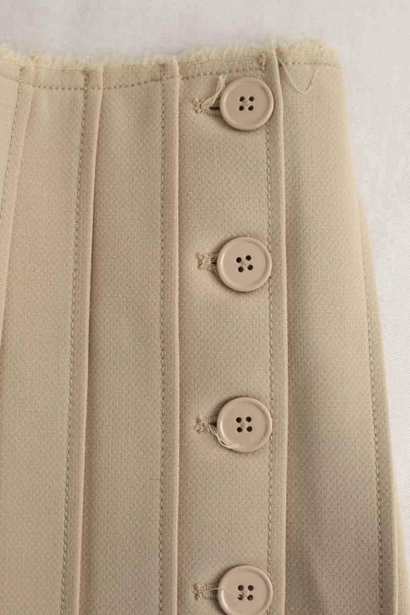 Jupe Carven Beige en Polyester