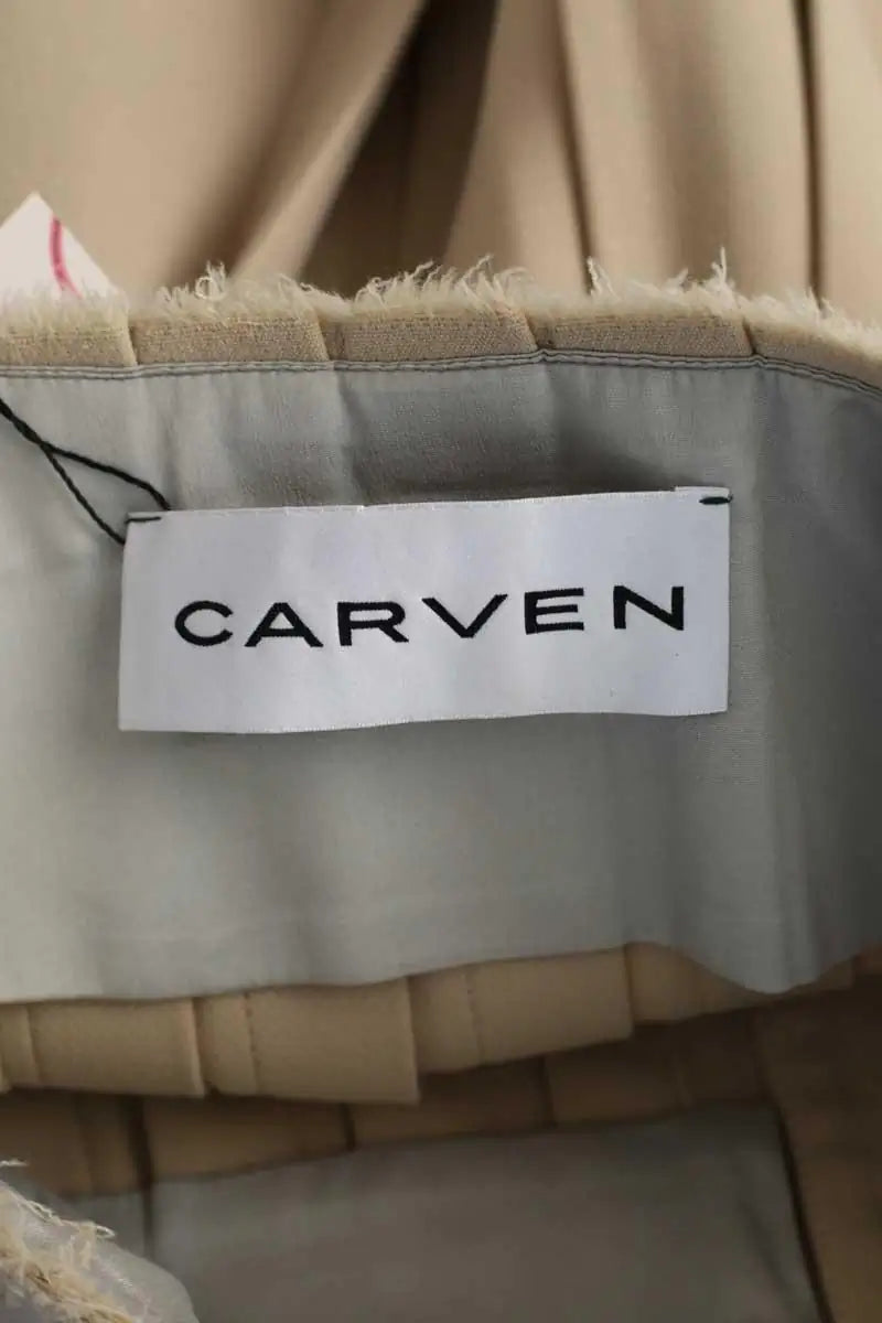 Jupe Carven Beige en Polyester