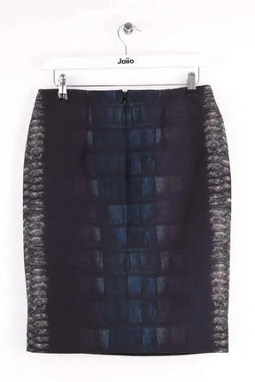 Jupe Cedric Charlier Anthracite en Laine
