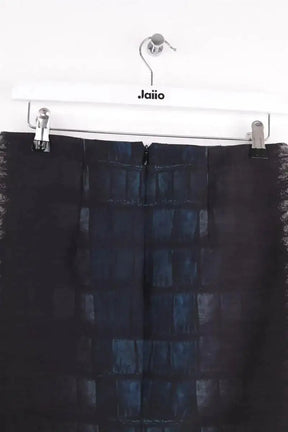 Jupe Cedric Charlier Anthracite en Laine