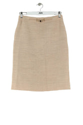 Jupe Celine Beige en Laine, taille S - Seconde Main