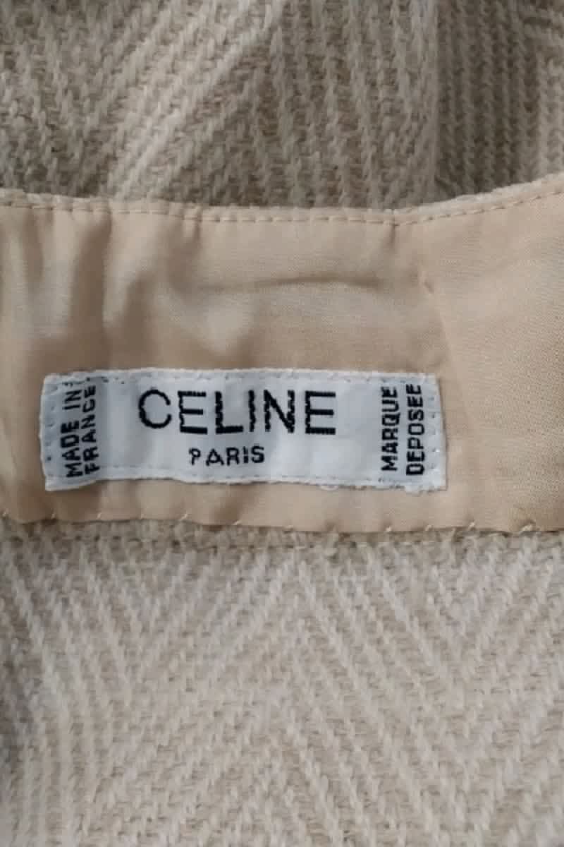 Jupe Celine Beige en Laine