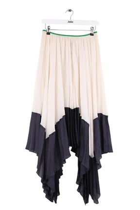 Jupe Celine Blanc en Soie, taille S - Seconde Main