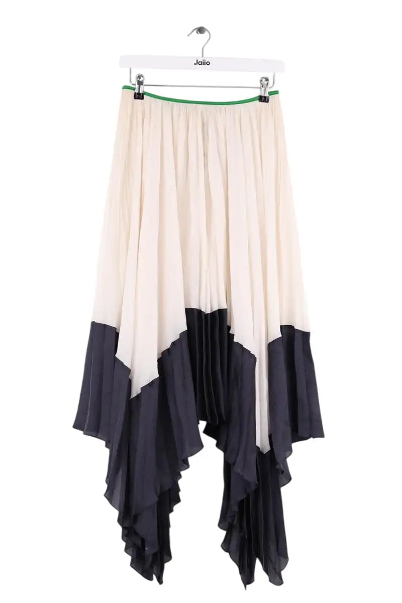 Jupe Celine Blanc en Soie, taille S - Seconde Main
