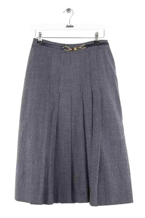 Jupe Celine Bleu en Laine, taille L - Seconde Main