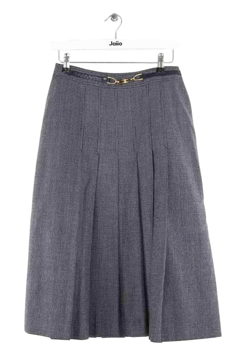 Jupe Celine Bleu en Laine, taille L - Seconde Main