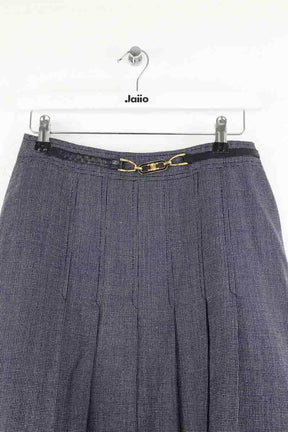 Jupe Celine Bleu en Laine