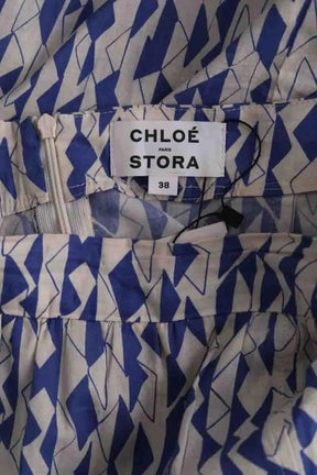 Jupe Chloé Stora Bleu en Coton