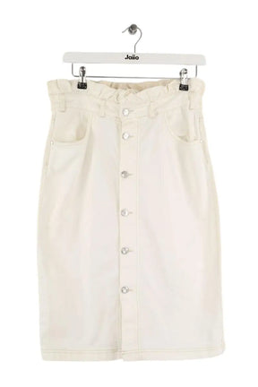 Jupe Claudie Pierlot Blanc en Coton, taille L - Seconde Main
