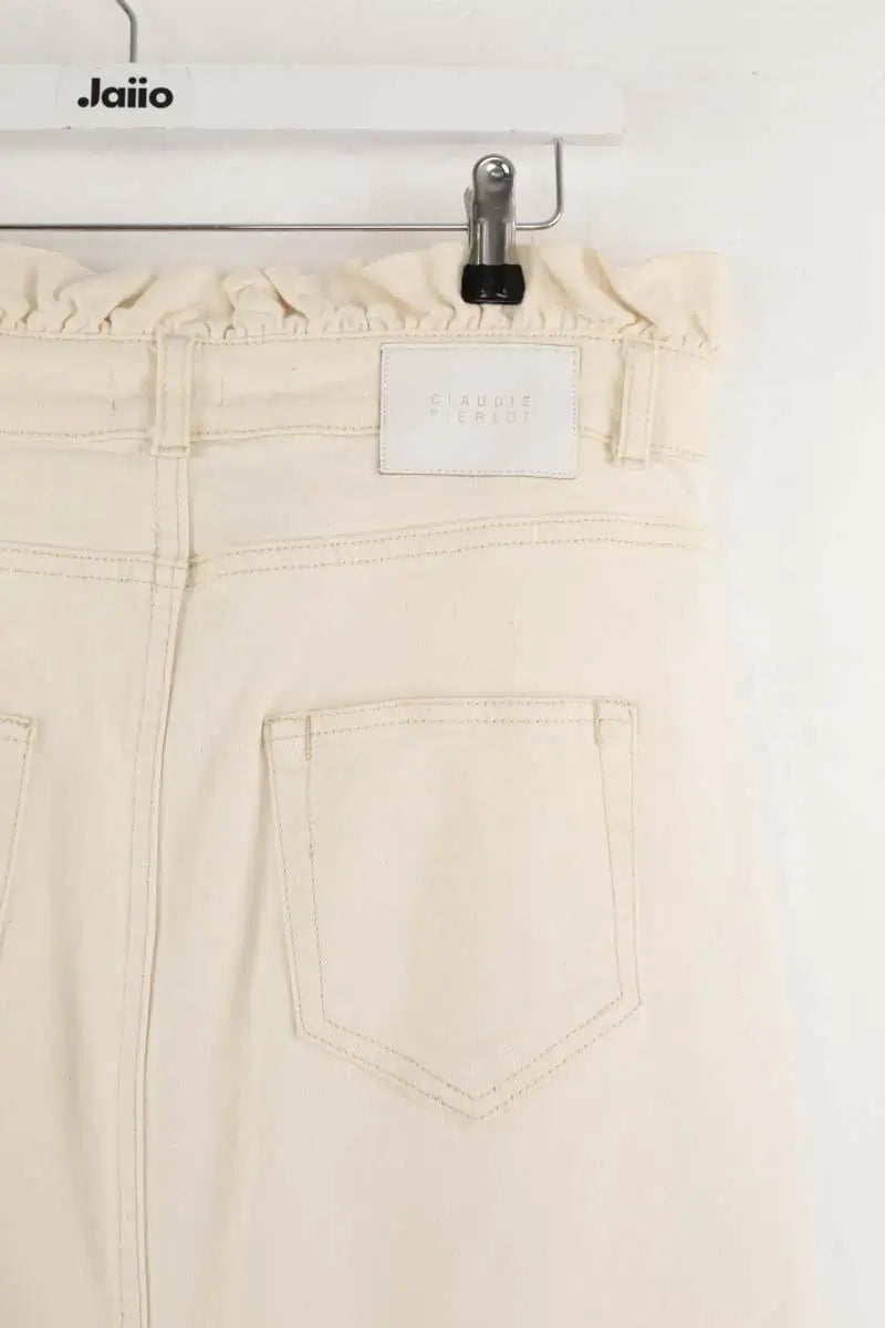 Jupe Claudie Pierlot Blanc en Coton