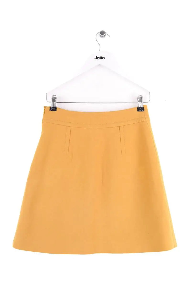 Jupe Claudie Pierlot Jaune en Synthétique