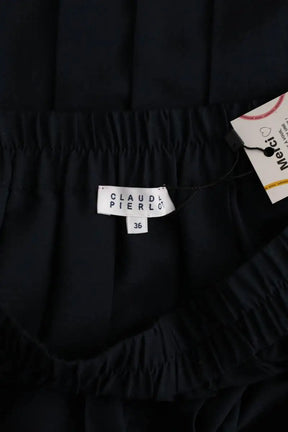 Jupe Claudie Pierlot Marine en Synthétique