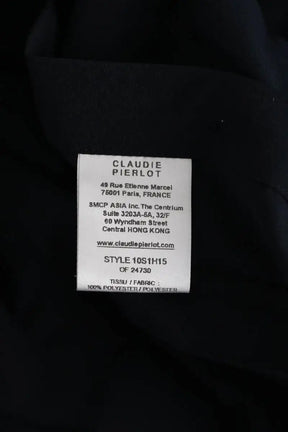 Jupe Claudie Pierlot Marine en Synthétique