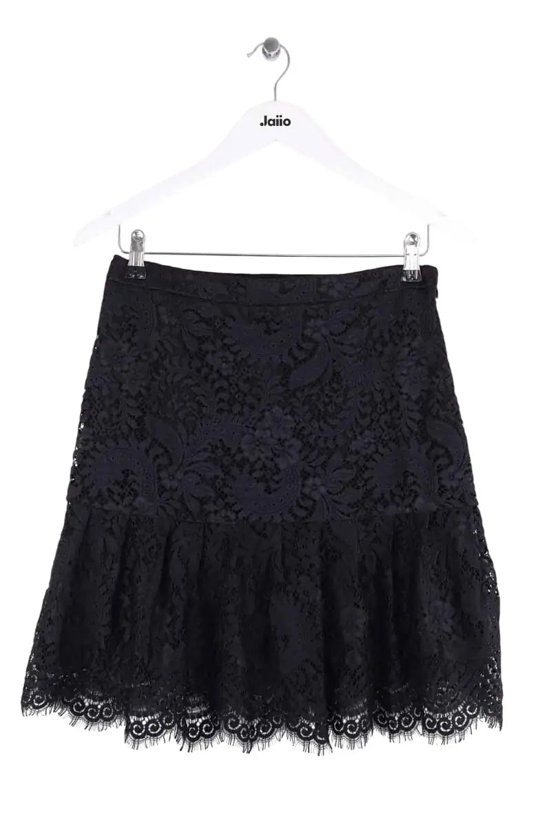 Jupe Claudie Pierlot Noir en Synthétique, taille M - Seconde Main