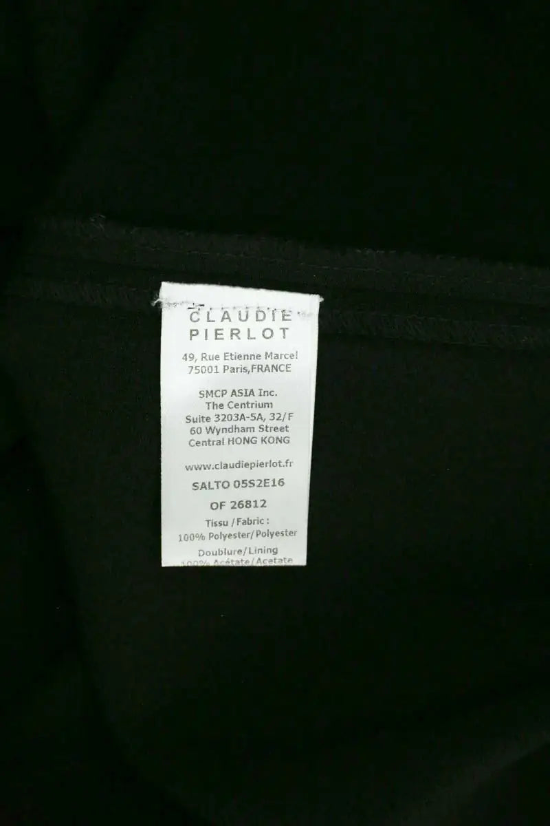 Jupe Claudie Pierlot Noir en Synthétique