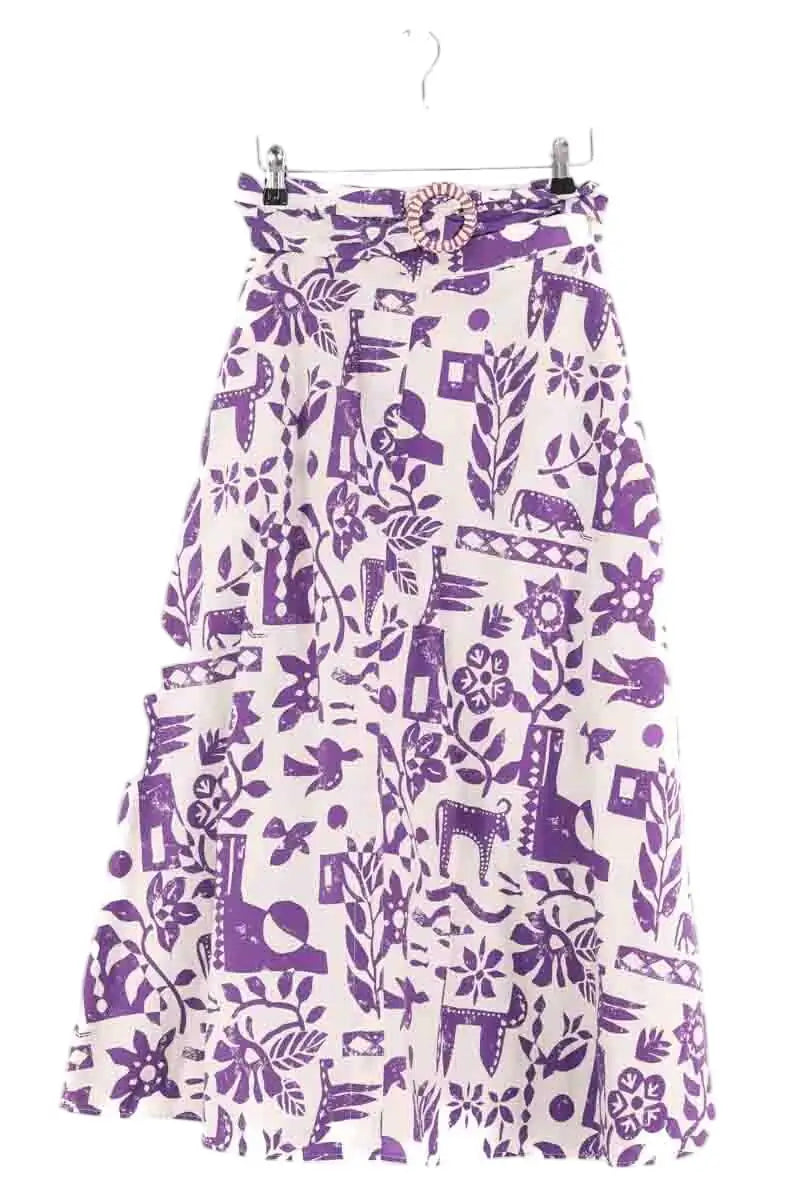 Jupe Claudie Pierlot Violet en Coton, taille S - Seconde Main