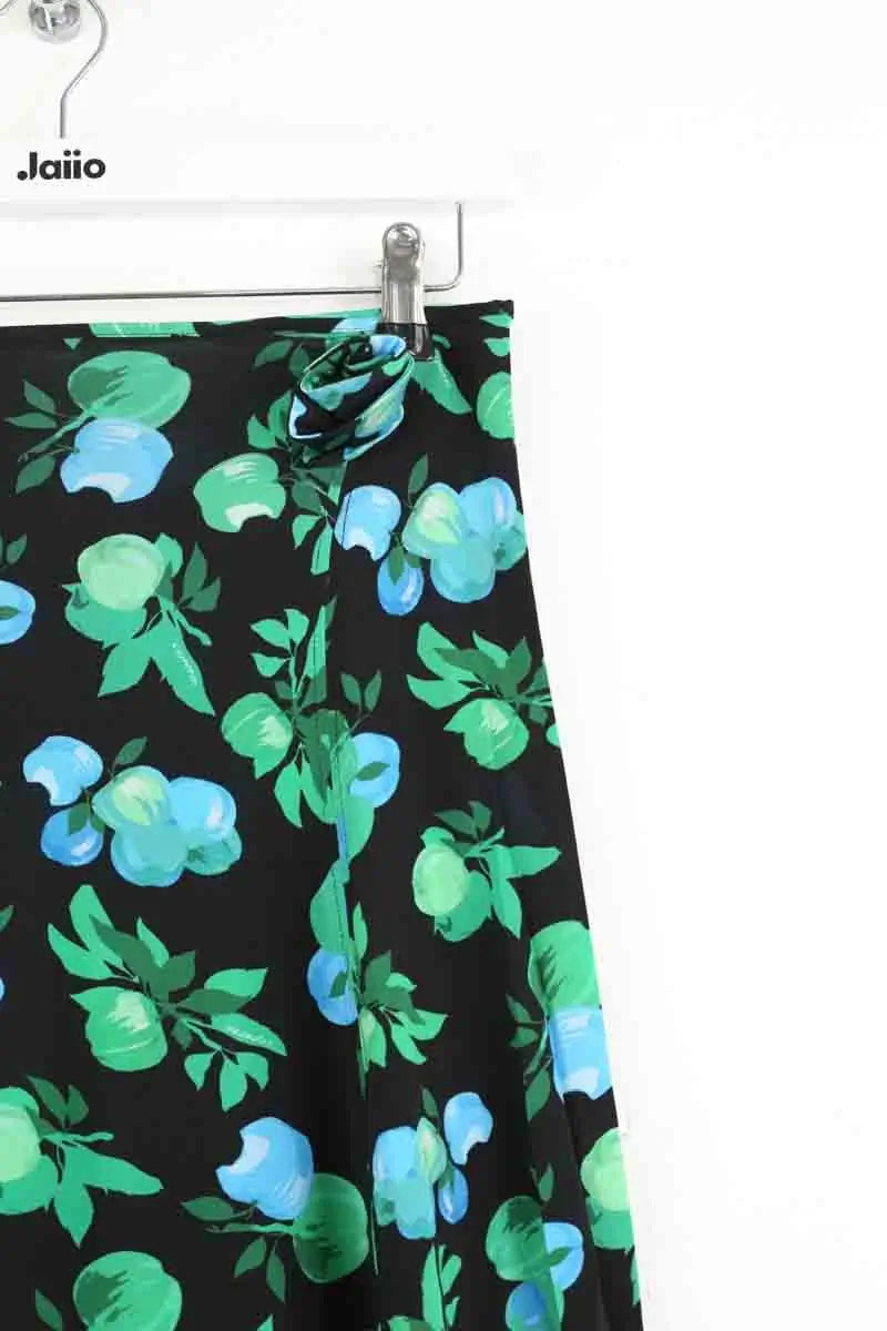 Jupe Coperni Vert en Viscose