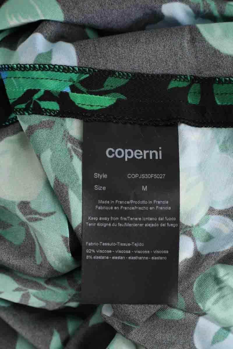 Jupe Coperni Vert en Viscose